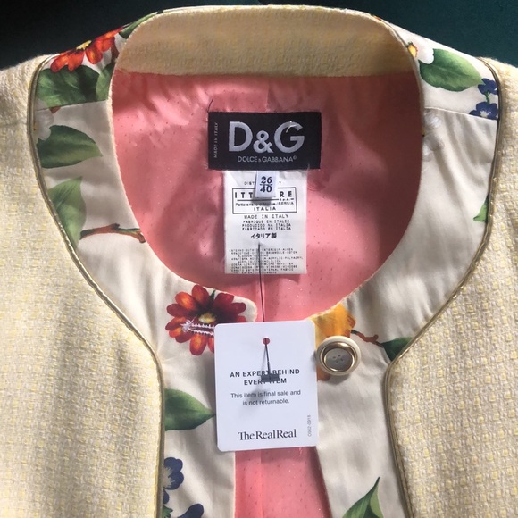 Dolce & Gabana Floral Print Evening Jacket - Picture 7 of 12